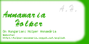 annamaria holper business card